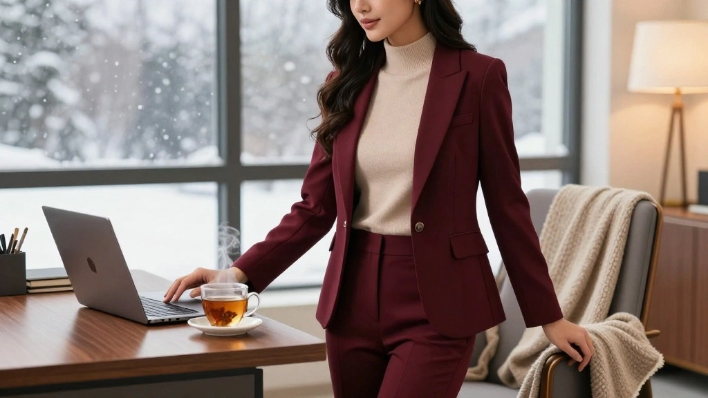 14 Stylish Winter Work Outfits That Will Make You the Talk of the Office! - Gleam Gather