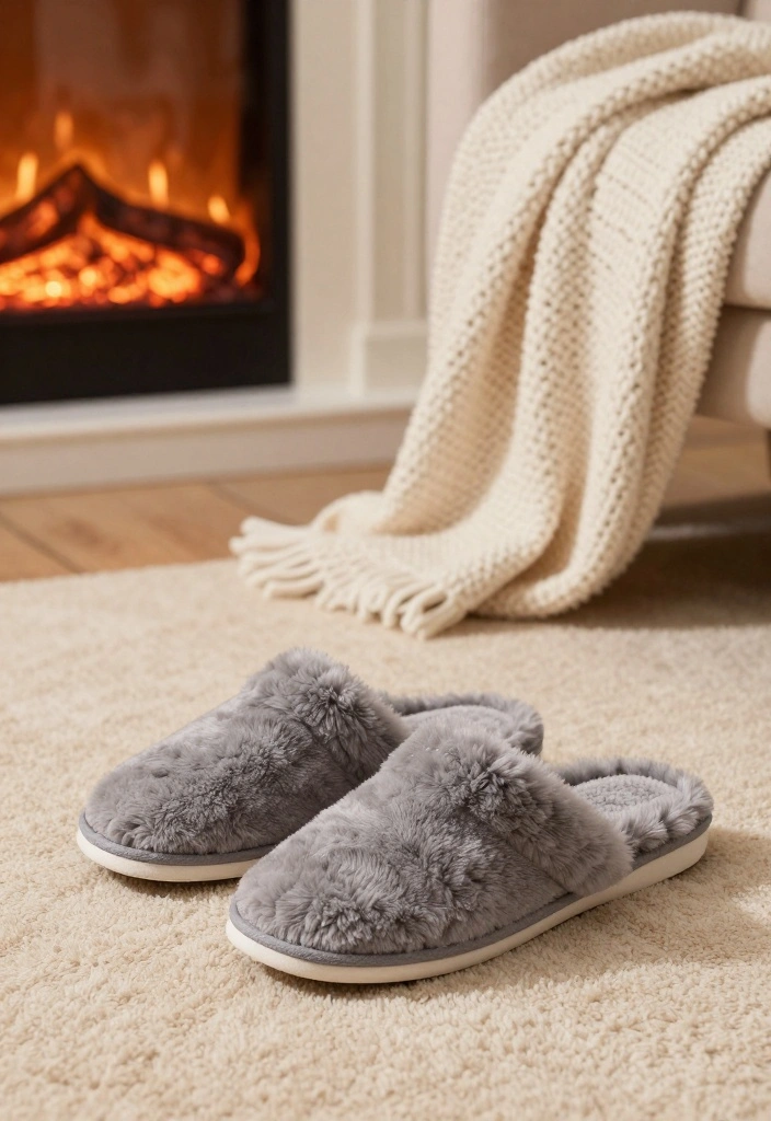 14 Winter Outfit Accessories Every Woman Needs (You Won't Believe What #6 Does!) - 14. Cozy Slippers 1