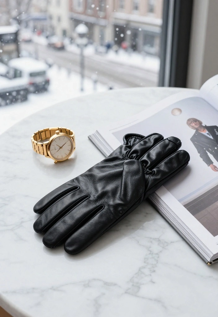 14 Winter Outfit Accessories Every Woman Needs (You Won't Believe What #6 Does!) - 3. Elegant Leather Gloves 1