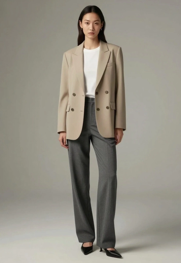 15 Effortless Chic Outfits for Women That'll Make You Look Instantly Stylish! - 14. Minimalist Color Palette 1