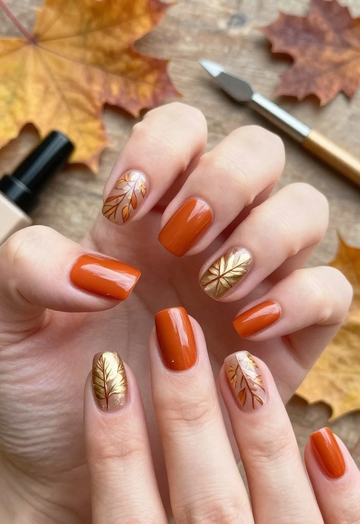 15 Gorgeous Bridesmaids Nails Designs Your Bridal Party Will Adore! - 13. Seasonal Inspired Designs 1