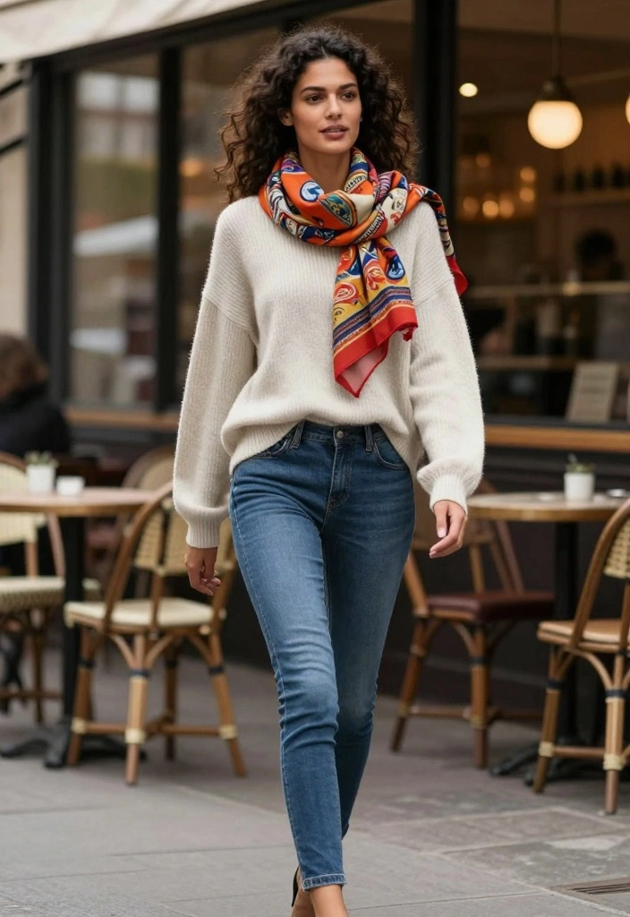 15 Must-Have Casual Street Style Outfits That Will Elevate Your Wardrobe Instantly! - 15. Layering with Scarves 1