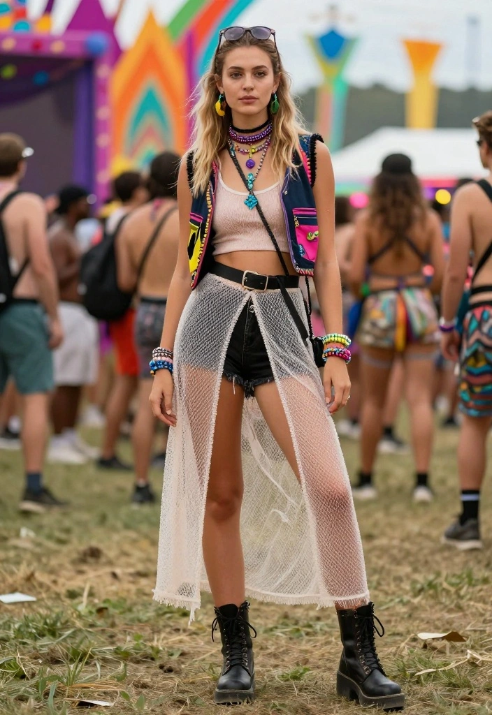 15 Rave Outfit Trends You Need to Know About Before Your Next Festival! - 10. Layering Is Key 1