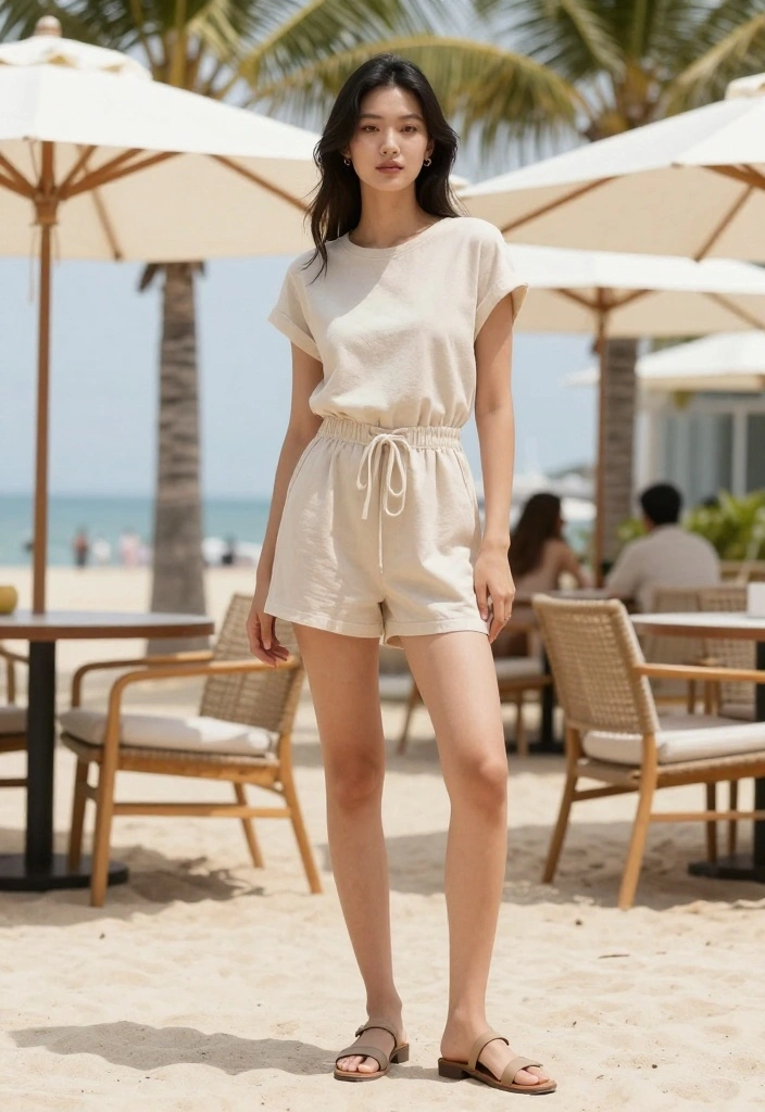 15 Smart Casual Outfit Ideas for Women That'll Make You Look Effortlessly Stylish! - 11. Oversized Shirt with Belted Shorts 1