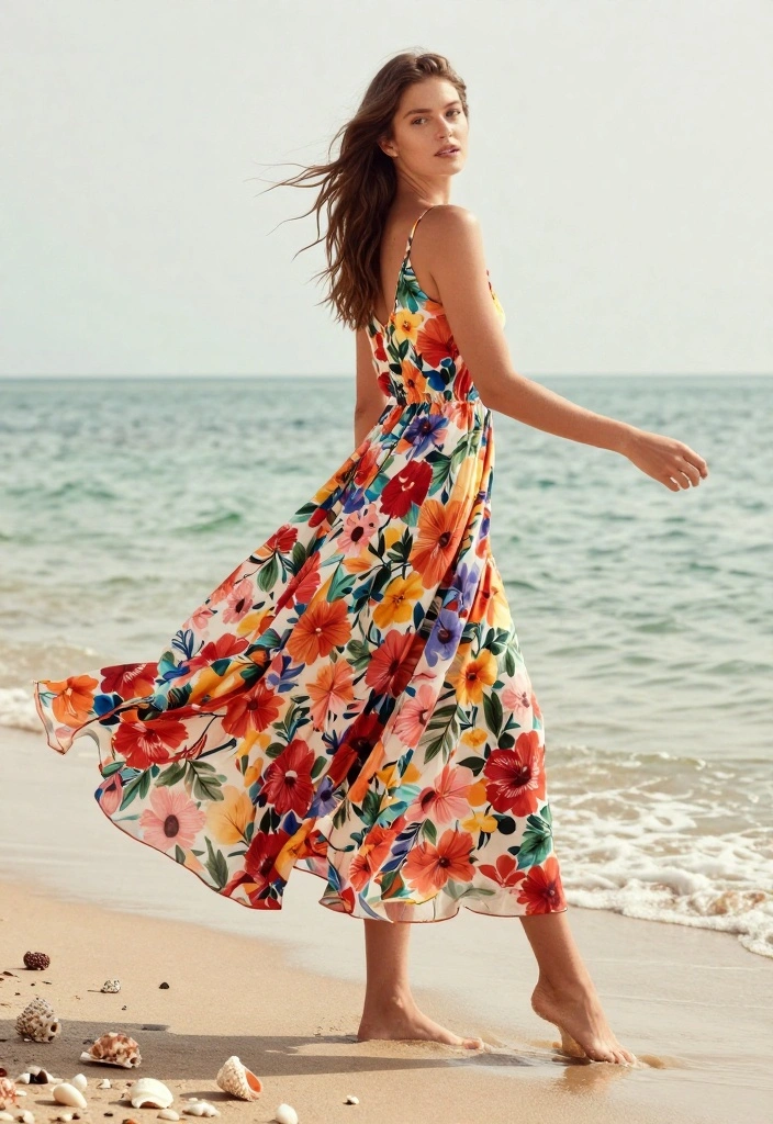 16 Beach Clothing Ideas That Are So Trendy, You’ll Want Them All! - 2. Flowy Maxi Dresses for Effortless Charm 1