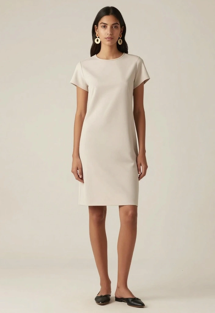 17 Classy Wedding Guest Outfit Ideas That Will Get You Noticed! - 17. Simple Shift Dress 1