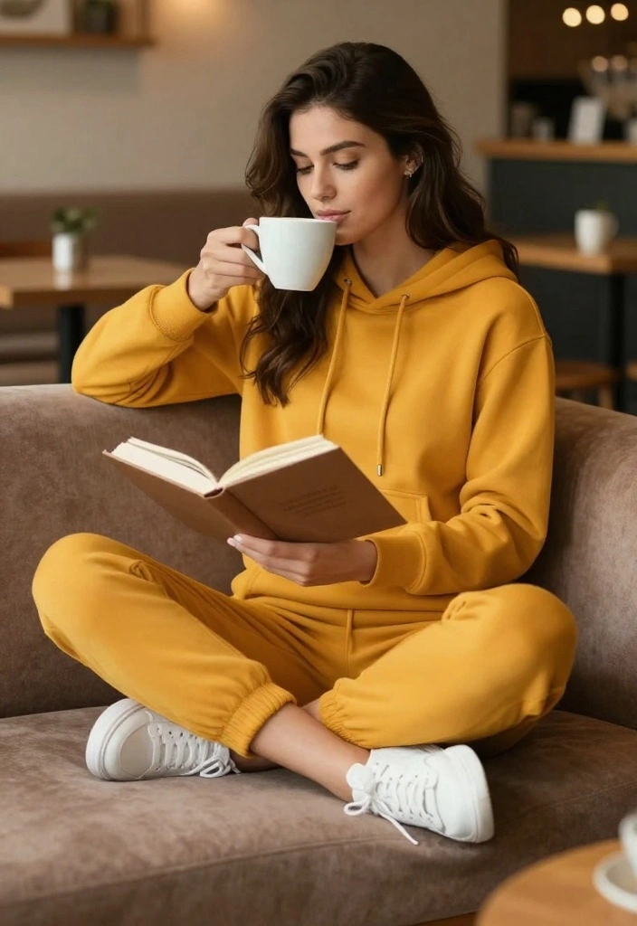 17 Flattering Fall Outfit Ideas to Keep You Stylish and Warm (Don’t Miss #5!) - 9. Cozy Hoodie & Joggers 1