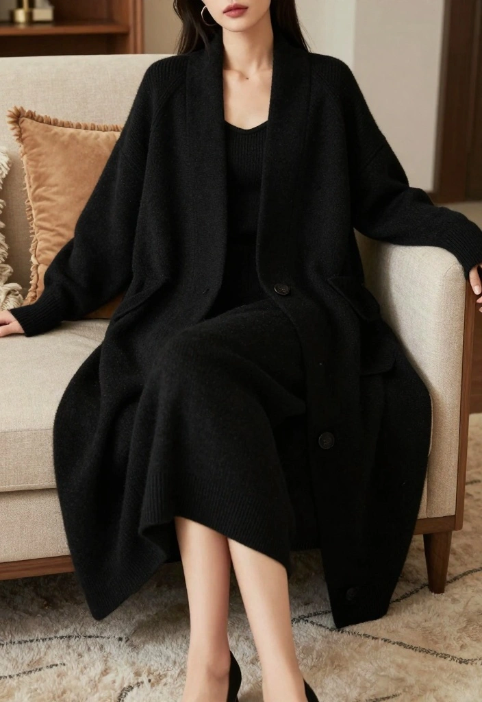 17 Upscale Old Money Outfit Ideas for Women That Are Purely Refined! - 12. Luxurious Cardigans 1