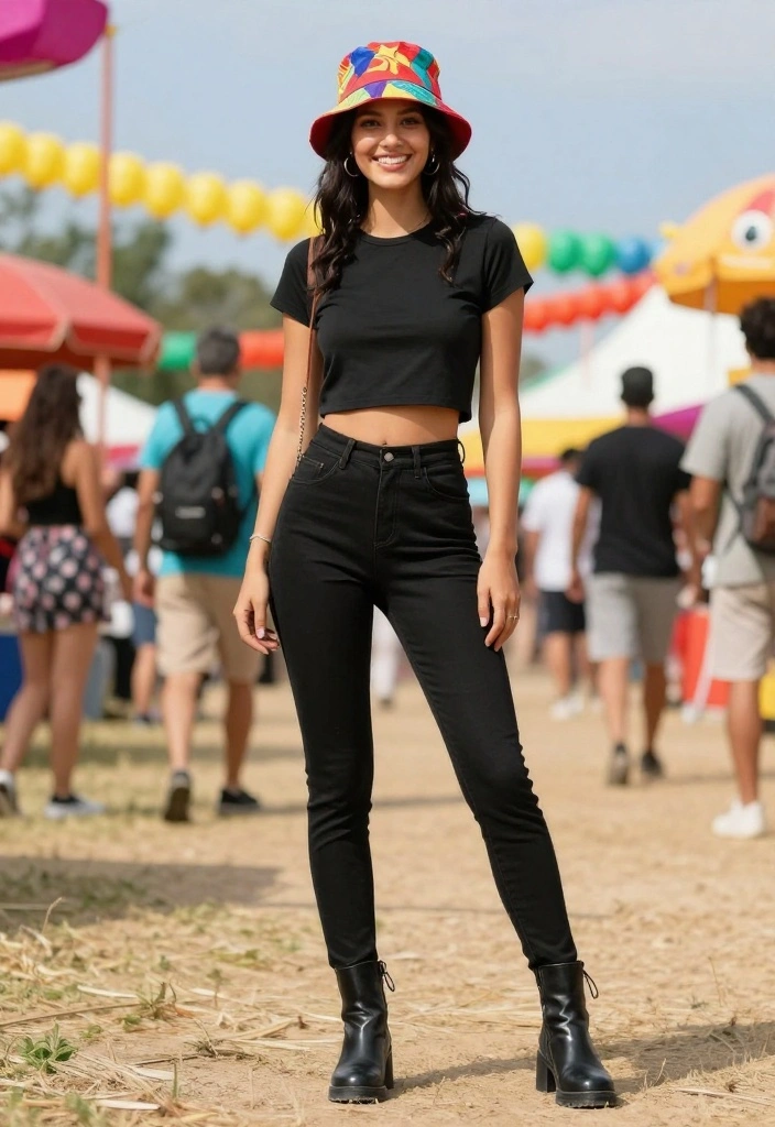 18 DIY Festival Outfits for Women That Are So Easy, You'll Want to Make Them All! - 7. Colorful Bucket Hat 1