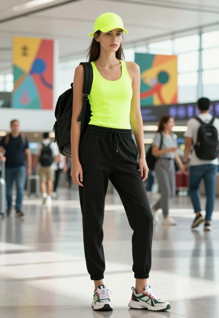 18 Effortless Airport Outfit Ideas for Women That Will Make You the Envy of Fellow Travelers! - 2. Athleisure All the Way 1
