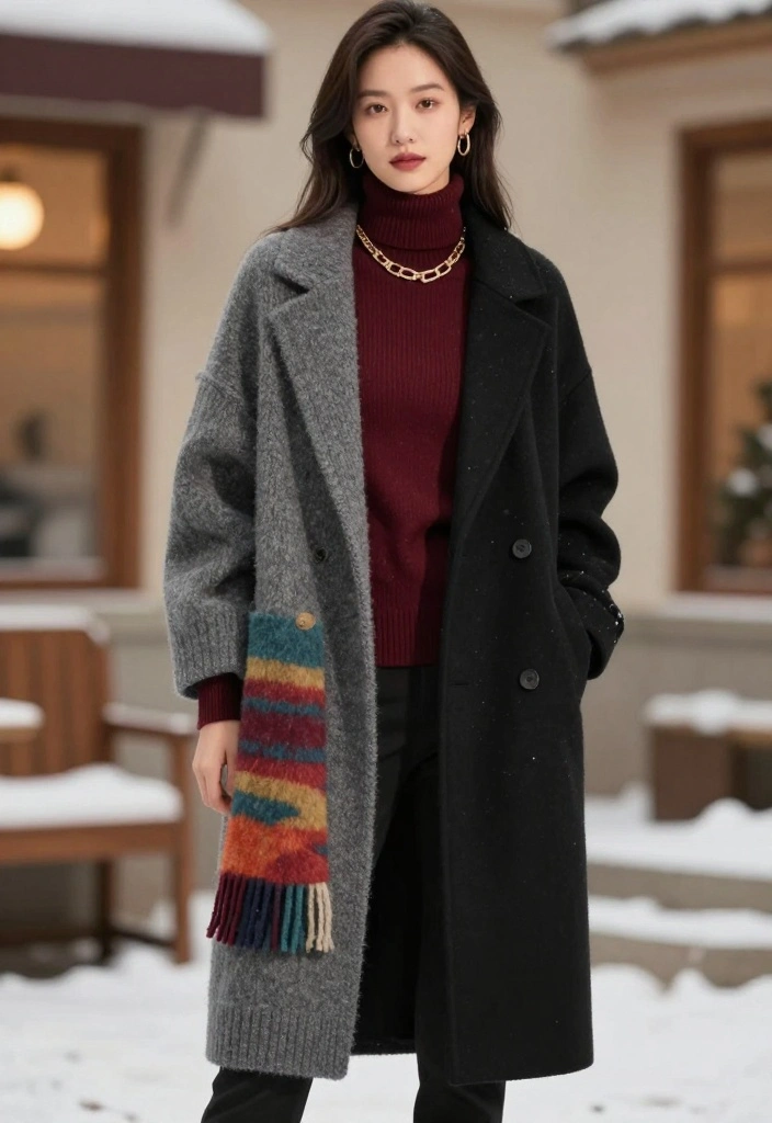 18 Must-Have Cold Weather Outfits for Women That’ll Make You the Style Queen of Winter! - 1. Luxurious Layered Looks 1