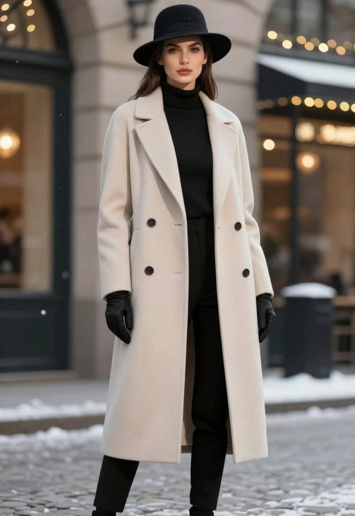 18 Must-Have Cold Weather Outfits for Women That’ll Make You the Style Queen of Winter! - 4. Classy Long Coats 1
