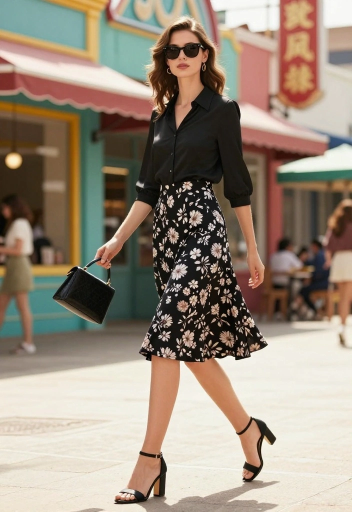 18 Must-Have Downtown Outfit Ideas for Women (Trendsetters Will Love #5!) - 7. Vintage-Inspired Outfit 1