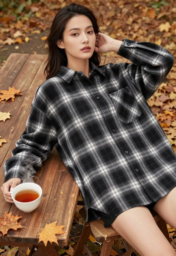 18 Must-Have Warm Fall Outfits That Are Both Comfy and Chic! - 16. Layering with Button-Downs 1