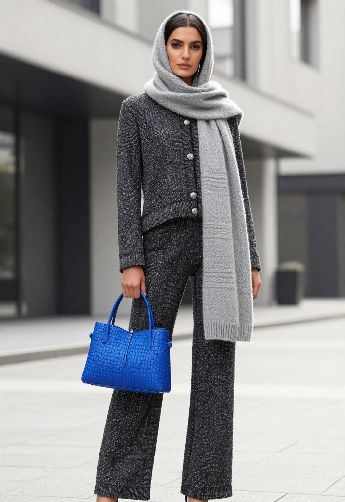 18 Street Style Outfit Ideas for Women That Master Color Coordination! - 17. Textured Accessories 1