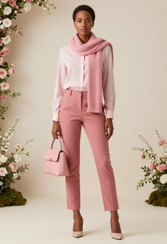 18 Street Style Outfit Ideas for Women That Master Color Coordination! - 2. Monochrome Magic 1