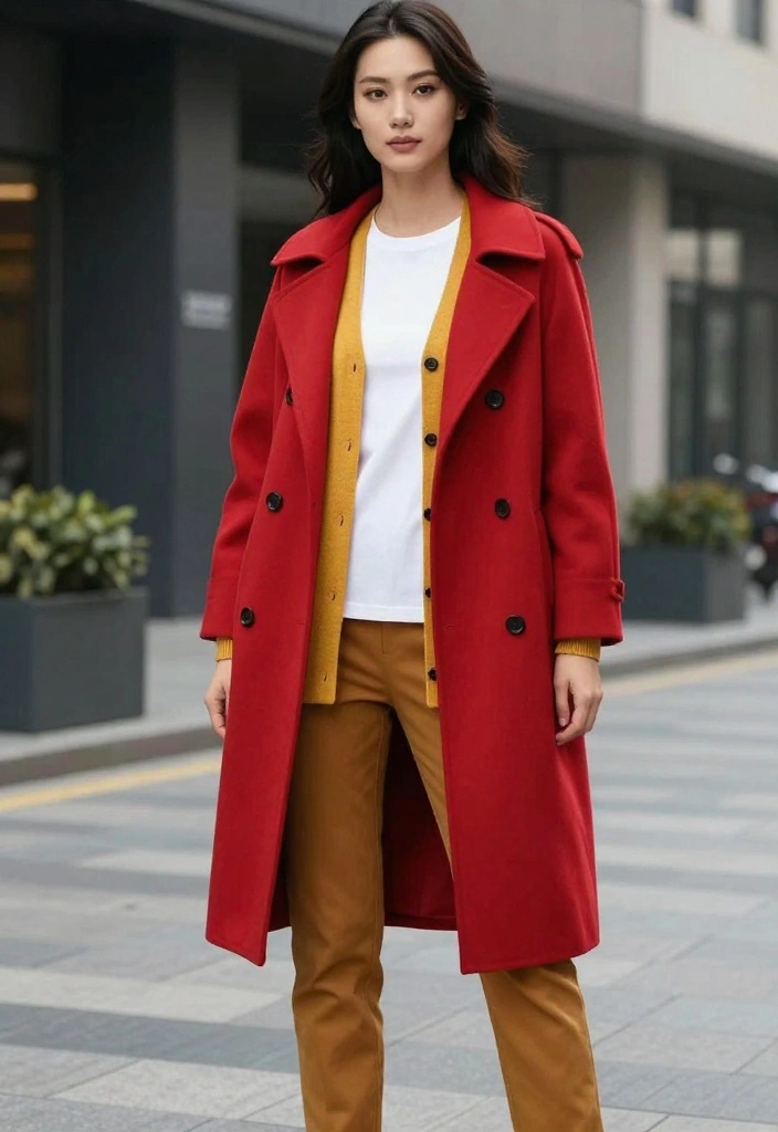 18 Street Style Outfit Ideas for Women That Master Color Coordination! - 9. Layering with Colors 1