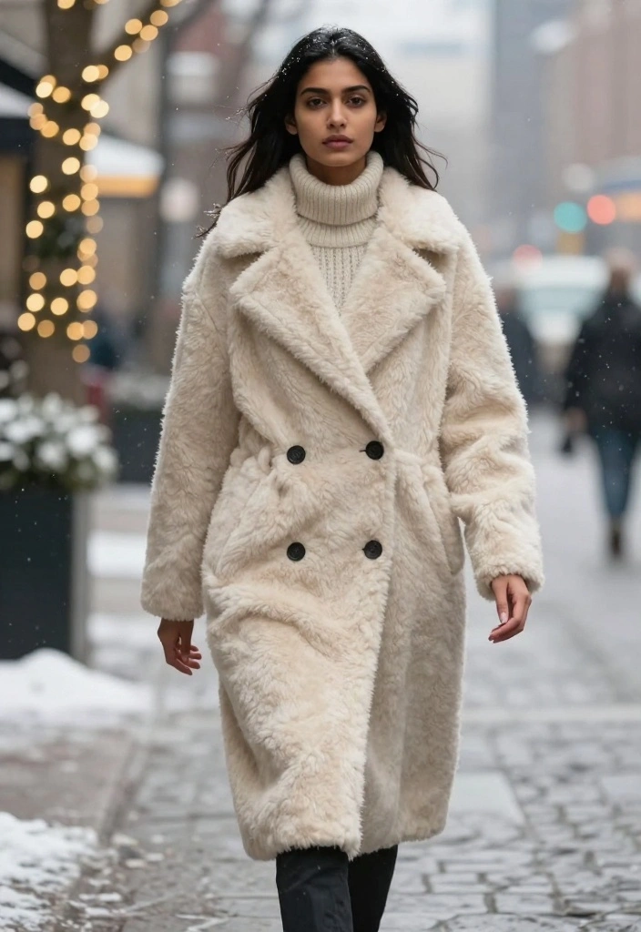 19 Comfy Casual Winter Outfits for Women That Are Perfect for Every Occasion! - 13. Chic Wrap Coat over Sweater 1