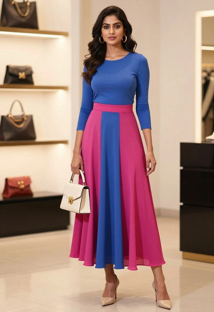 19 Women's Elegant Attire Ideas That Will Make You Feel Like Royalty! - 8. Luxe Coordinated Set for a Fashion-Forward Choice 1