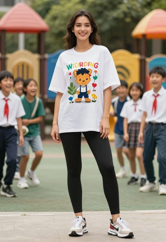 20 Casual Teacher Outfit Ideas That Are Perfect for Any Classroom! - 7. Sporty Chic with Leggings 1