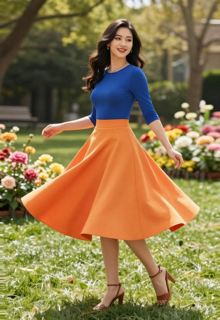 20 Chic Classy Aesthetic Outfit Ideas You Need to See (Warning: #11 Is a Showstopper!) - 10. Classic A-Line Skirt and Fitted Top 1