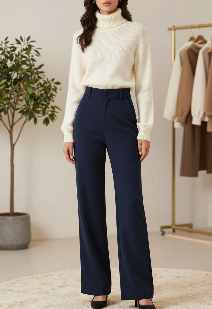 20 Must-Have Pieces for Your Cozy Winter Wardrobe (You’ll Love #14!) - 3. High-Waisted Trousers 1