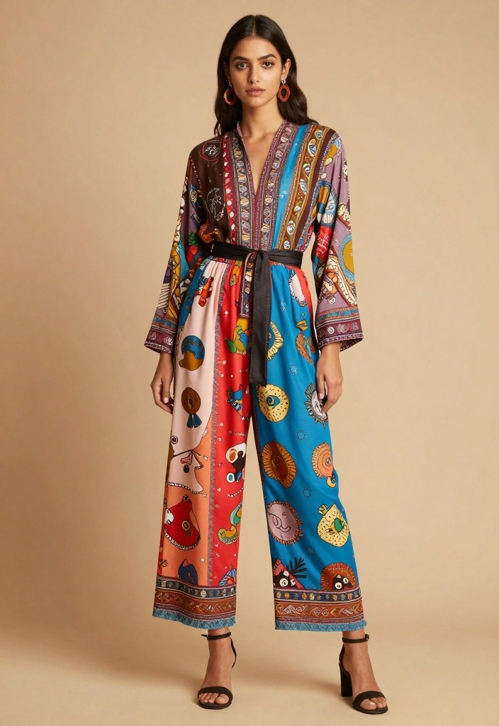 20 Punk Outfit Ideas That Will Turn Heads Everywhere You Go (Warning: #9 Is Bold!) - 12. Quirky Prints and Unique Fabrics 1