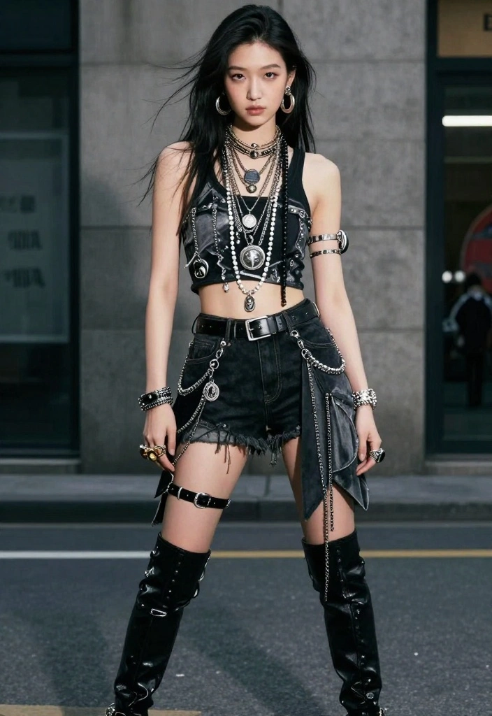 20 Punk Outfit Ideas That Will Turn Heads Everywhere You Go (Warning: #9 Is Bold!) - 15. Eclectic Accessories 1