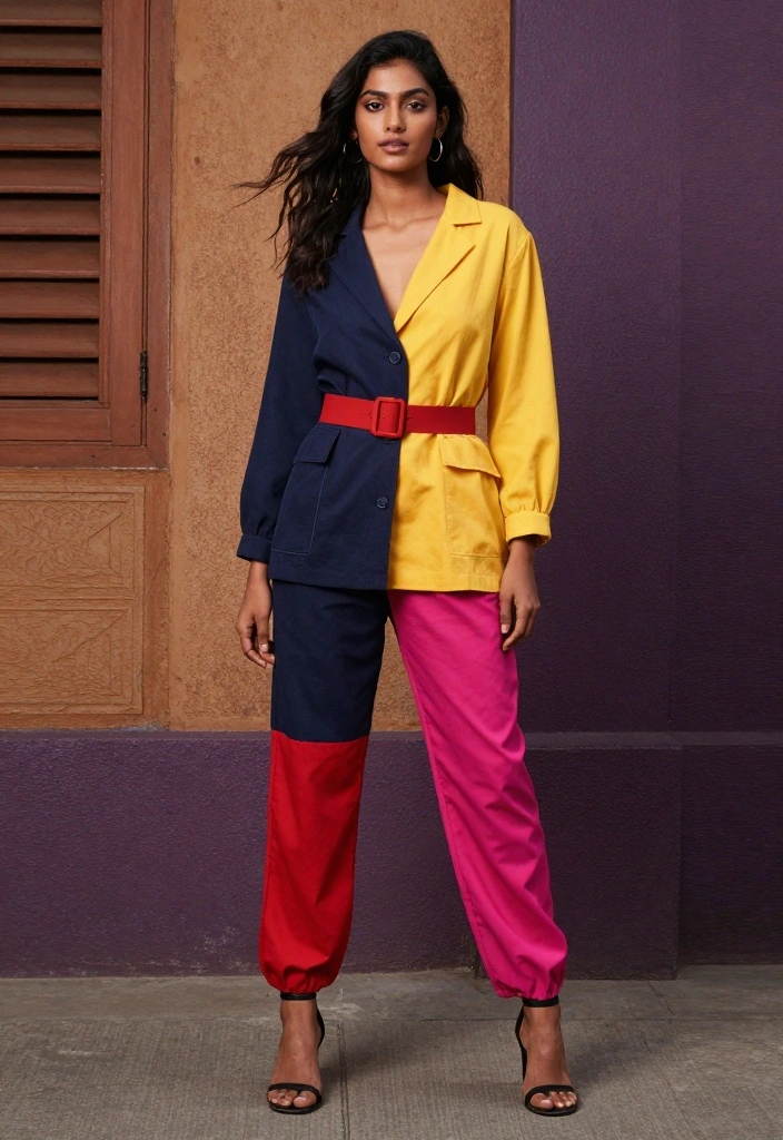 20 Punk Outfit Ideas That Will Turn Heads Everywhere You Go (Warning: #9 Is Bold!) - 17. Colorblocking Like a Pro 1