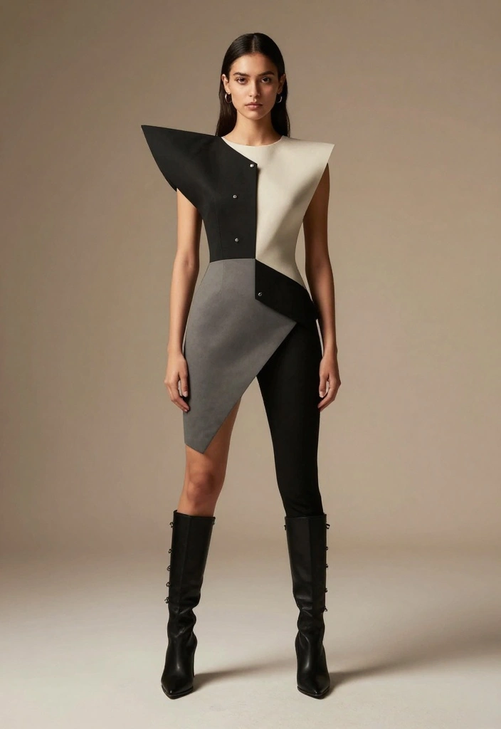 20 Punk Outfit Ideas That Will Turn Heads Everywhere You Go (Warning: #9 Is Bold!) - 19. Unique Cuts and Silhouettes 1