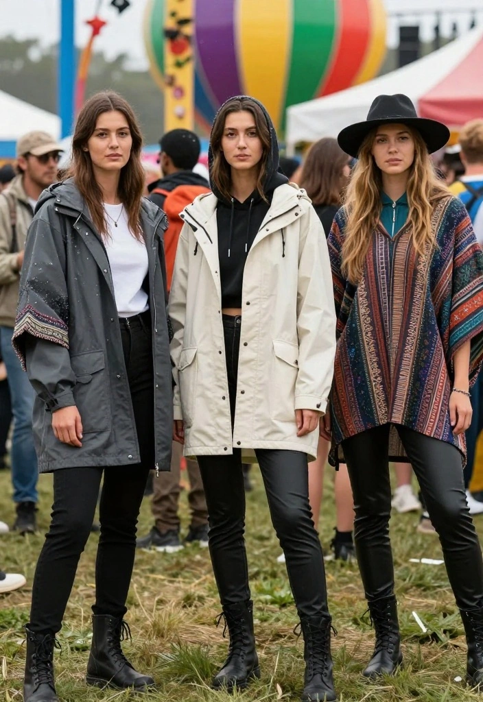 21 Chic Fashion Tips for Women Attending Festivals (Prepare to Shine!) - 10. Prepare for Weather Changes 1