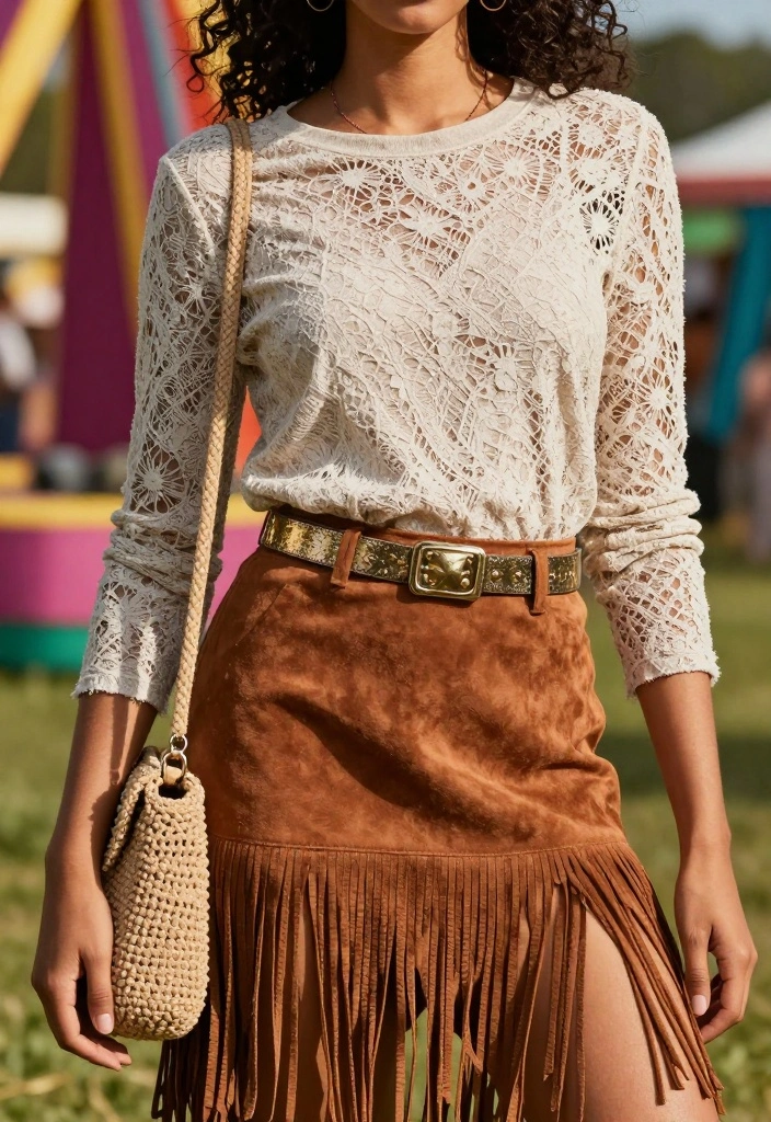 21 Chic Fashion Tips for Women Attending Festivals (Prepare to Shine!) - 7. Play with Textures 1