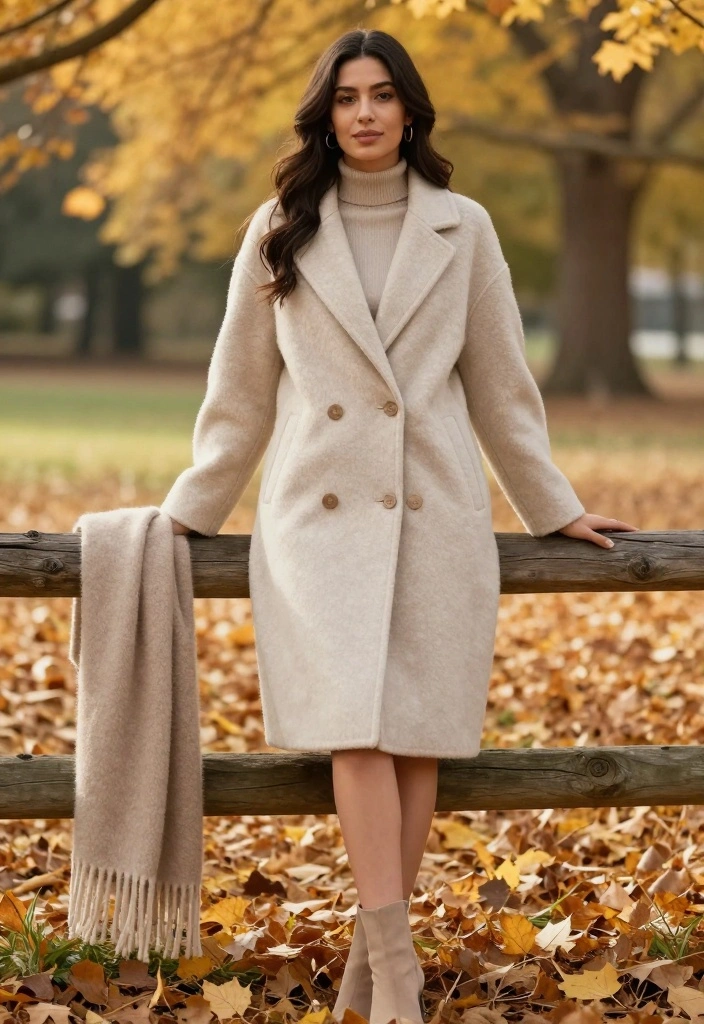21 Cute Fall Outfit Ideas That’ll Keep You Cozy and Stylish (Wait Until You See #10!) - 19. Soft Wool Coat 1
