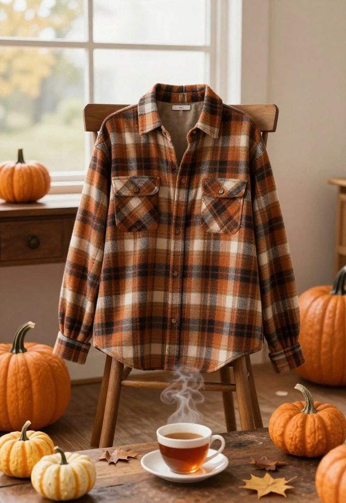 21 Cute Fall Outfit Ideas That’ll Keep You Cozy and Stylish (Wait Until You See #10!) - 6. Cozy Flannel Shirt 1