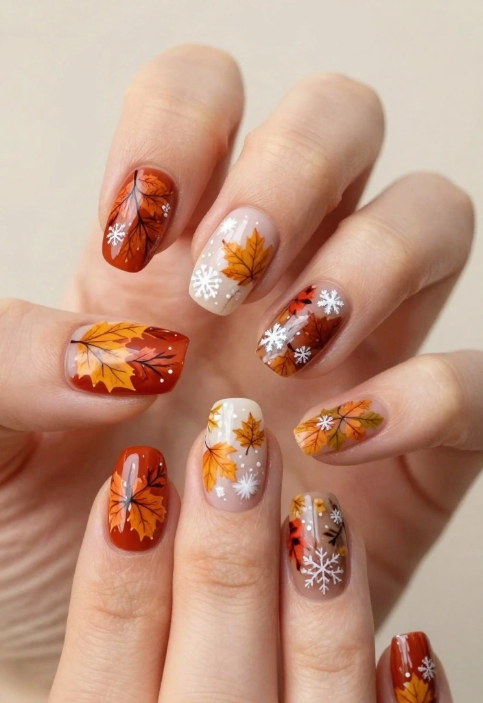 21 Nail Art Techniques That Will Make You a Pro in No Time (Tip #3 Is a Game Changer!) - 13. Seasonal Vibes 1