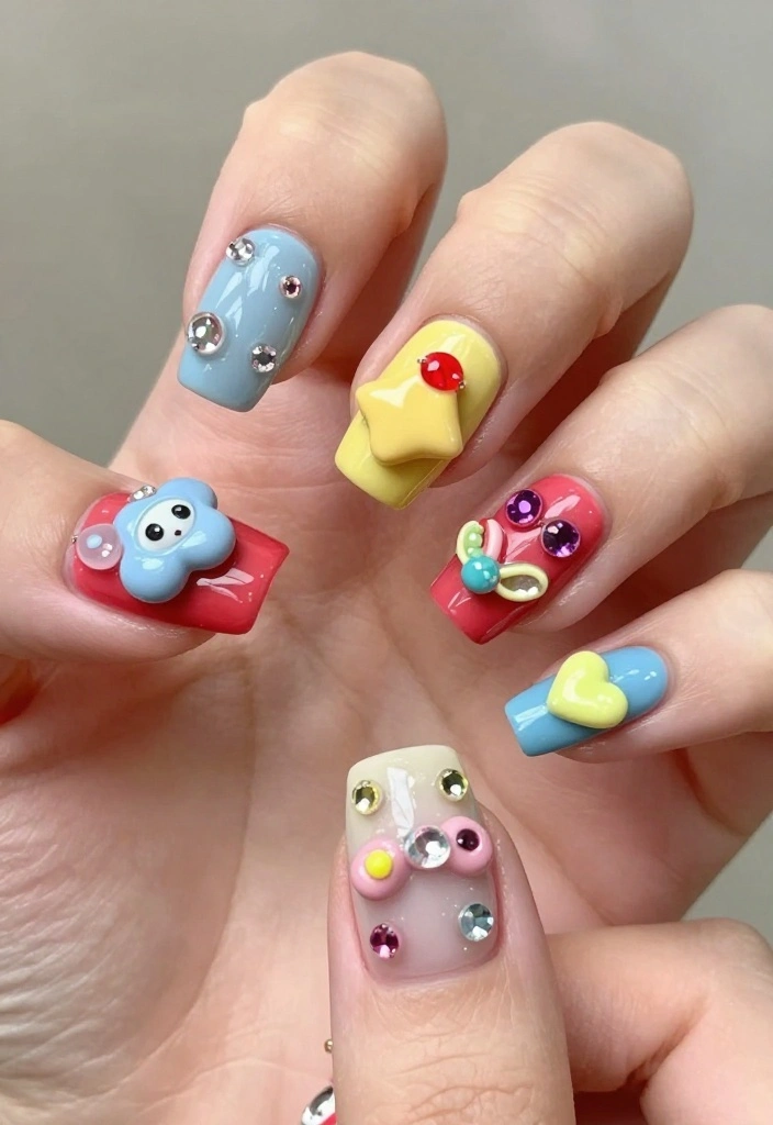 21 Nail Art Techniques That Will Make You a Pro in No Time (Tip #3 Is a Game Changer!) - 20. 3D Nail Art 1