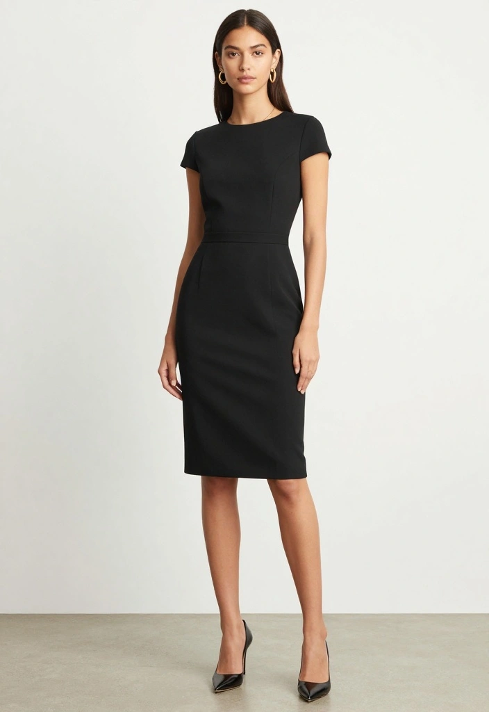 22 Timeless Outfit Inspirations for a Classy Date Night (Your Closet Will Thank You!) - 13. Beautifully Tailored Shift Dress 1