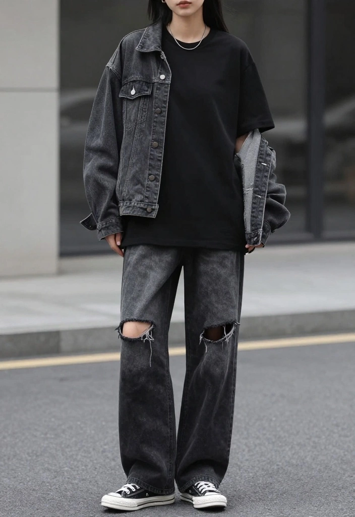 25 Enchantingly Dark Goth Looks That Will Inspire Your Wardrobe! - 12. Casual Dark Essentials 1