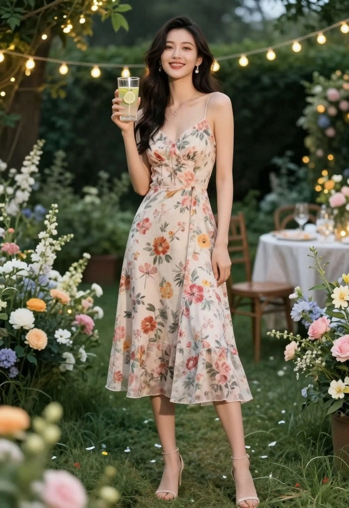 25 Floral-Inspired Cute Spring Outfits That Are Pure Aesthetic Goals! - 7. Vintage Floral Sundress 1