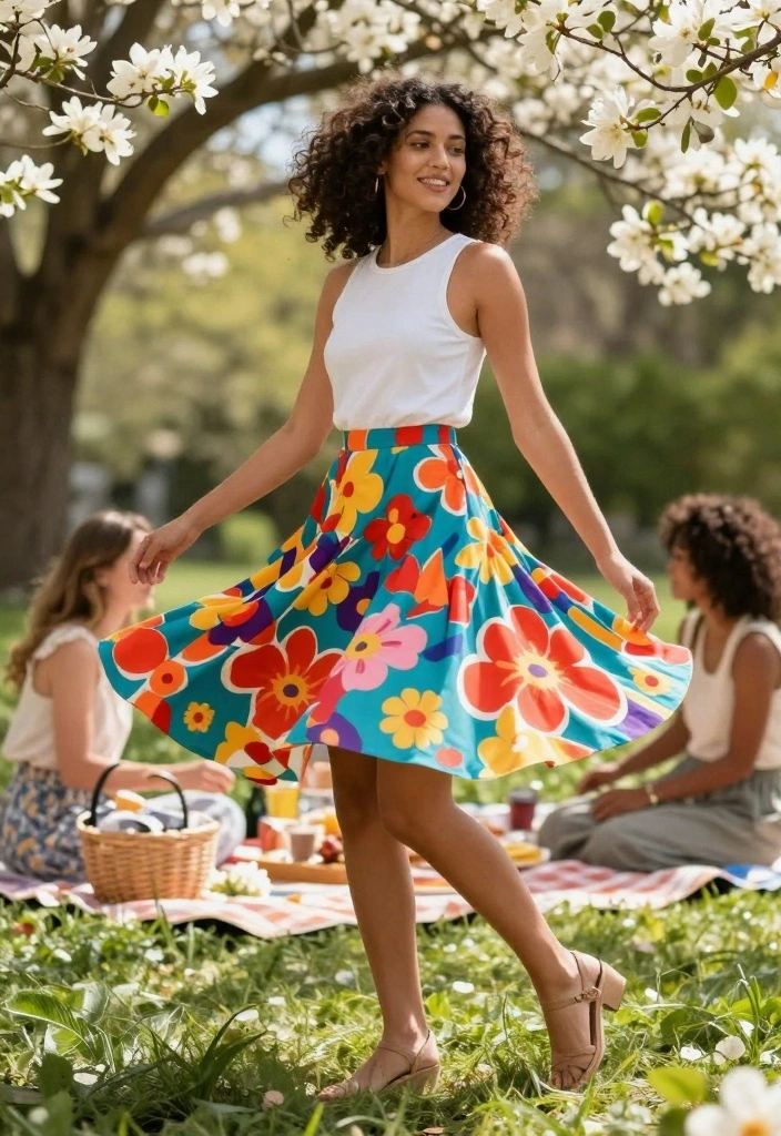 25 Spring Outfit Essentials for Women That Will Make Your Wardrobe POP! - 12. Playful Skirts 1