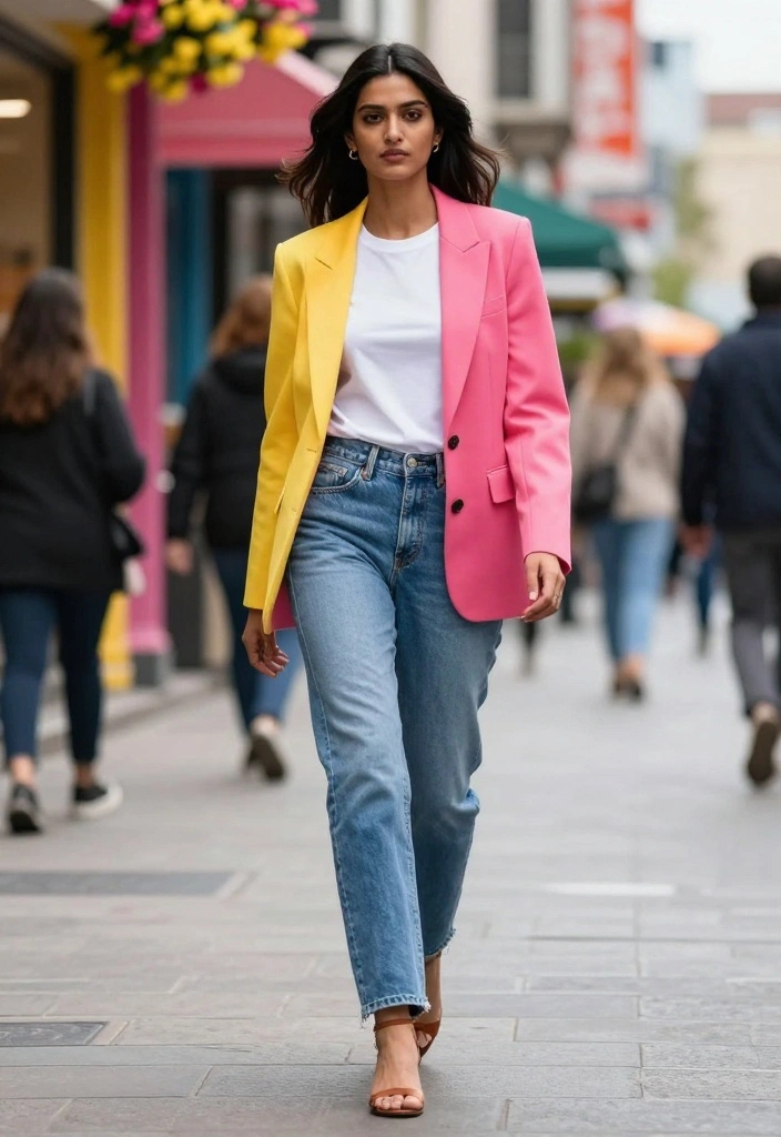25 Spring Outfit Essentials for Women That Will Make Your Wardrobe POP! - 18. Brightly Colored Blazers 1