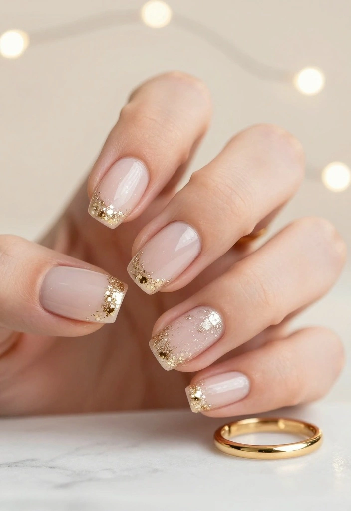 6 Simple Yet Elegant New Year's Eve Nail Trends to Try This Year (You’ll Love #1!) - 1. Subtle Sparkle 1