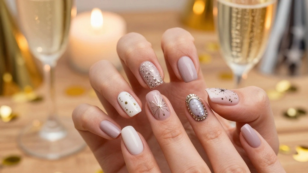 6 Simple Yet Elegant New Year's Eve Nail Trends to Try This Year (You’ll Love #1!) - Gleam Gather