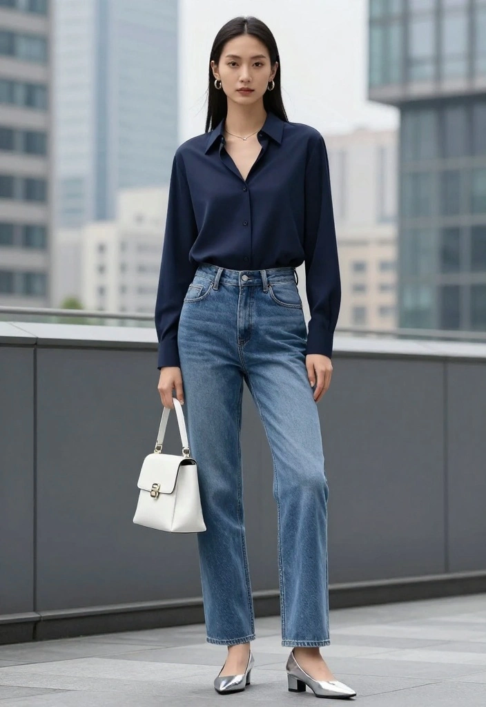 9 Basic Outfits with Style: Color Combinations That Wow! - 2. Monochrome Magic: One Color, Many Shades 1