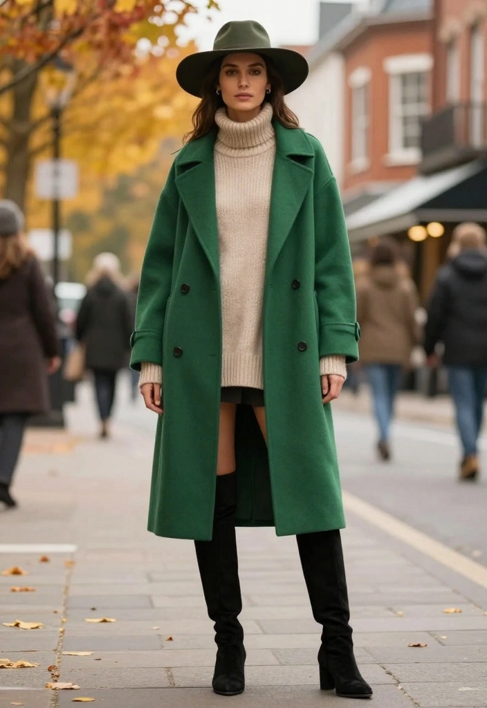 Fall in Love with These 13 Layering Outfit Ideas for Effortless Autumn Style! - 1. Oversized Sweater + Longline Coat 1