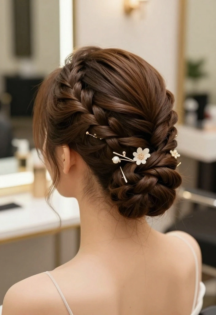 10 Stunning Hairstyles to Rock with Knotless Braids (You Won't Believe #5!) - 3. Elegant Braided Bun 1