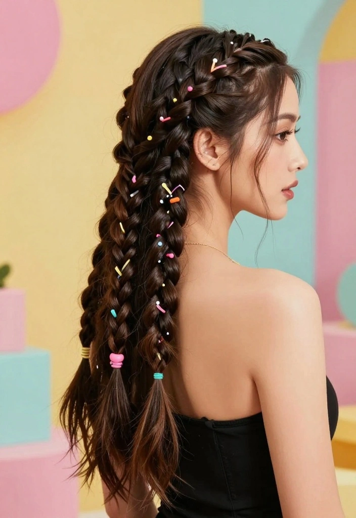 10 Stunning Hairstyles to Rock with Knotless Braids (You Won't Believe #5!) - 4. Trendy Side Braid 1