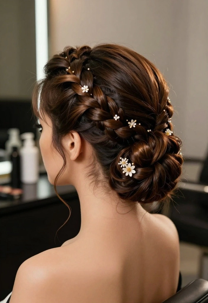 10 Stunning Hairstyles to Rock with Knotless Braids (You Won't Believe #5!) - 5. Bold Boxed Braid Updo 1