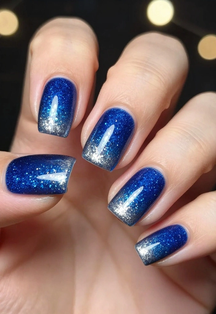 11 Bold and Creative New Year's Eve Nails That Will Turn Heads! - 1. Dazzling Glitter Ombre 1