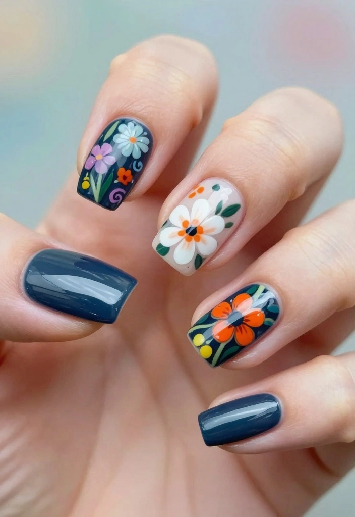 11 Bold and Creative New Year's Eve Nails That Will Turn Heads! - 9. Statement Nail Art 1